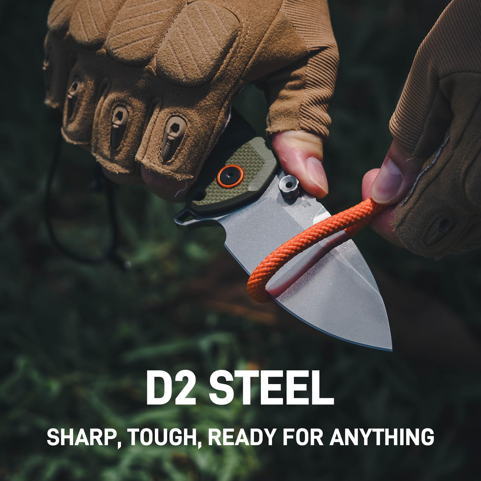 CJRB Tundra Liner Lock Flipper Knife Smooth Green G10 Han