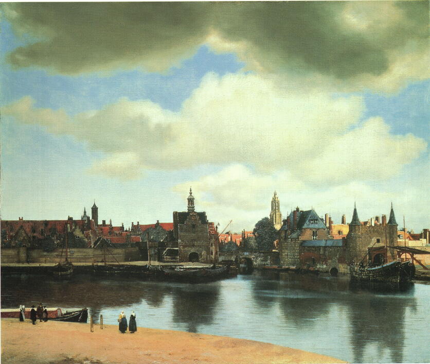 デルフトの眺望 フェルメール 絵画解説