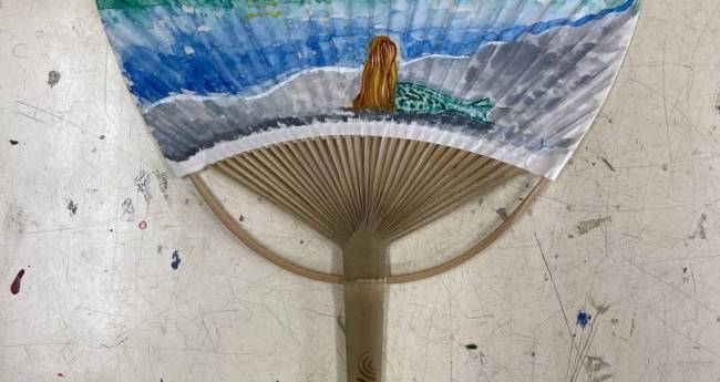 手描きのうちわ | アートの輪