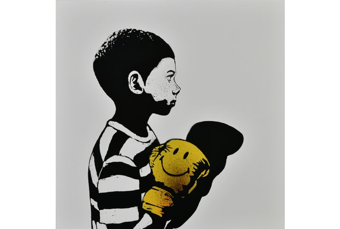 注目のグラフィティアーティスト・HYKRXの個展を銀座Artglorieuxにて