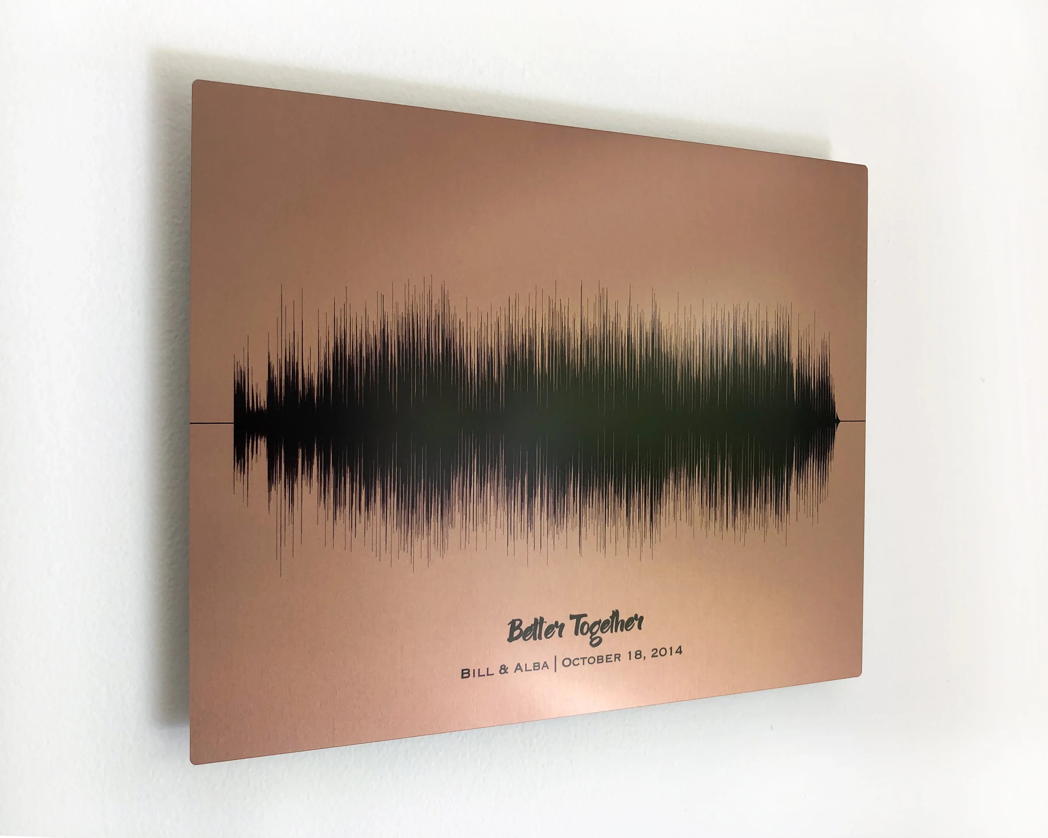 22nd Wedding Anniversary Sound Wave Art – Artsy Voiceprint