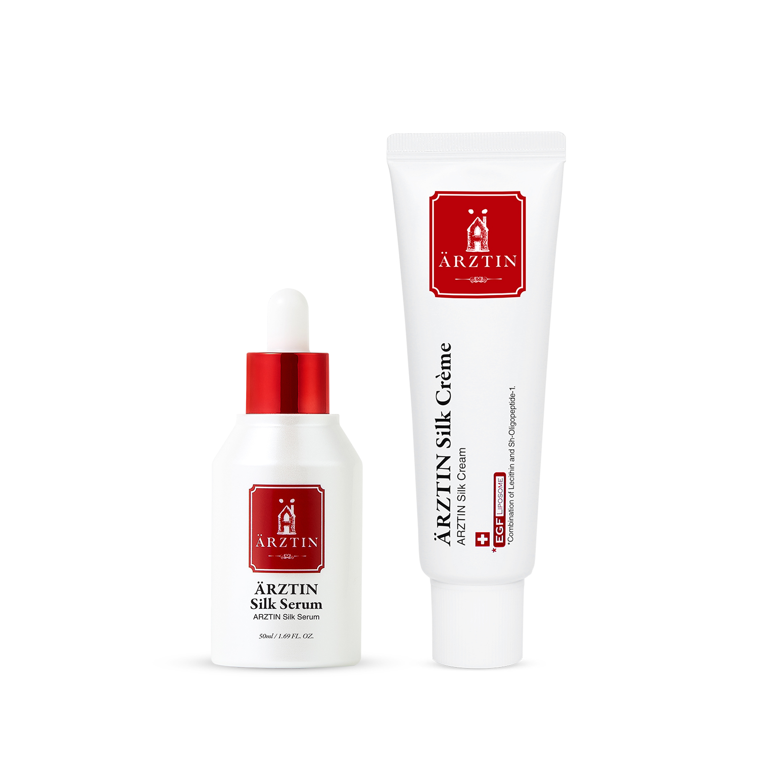 ARZTIN / シルククリーム +シルクセラムセット
