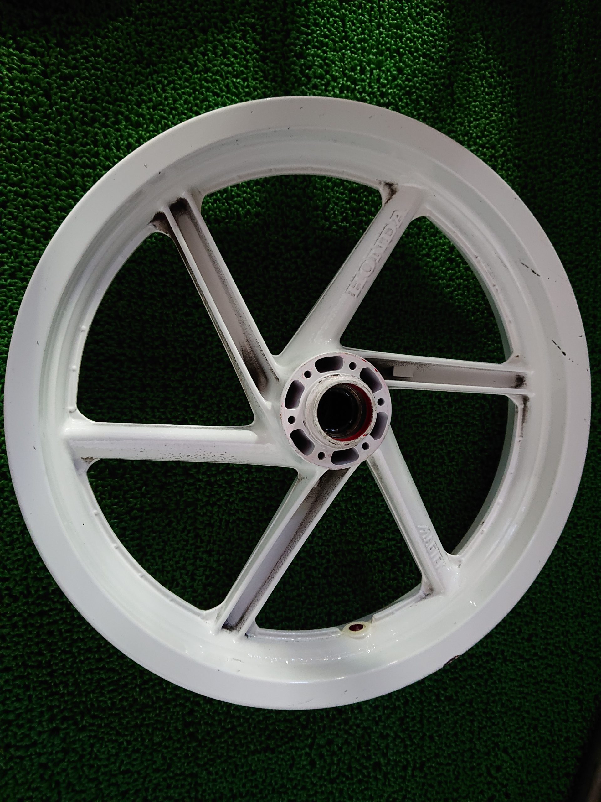 ホンダ NSR250R SP マグネシウムホイール パウダーコート施工（粉体