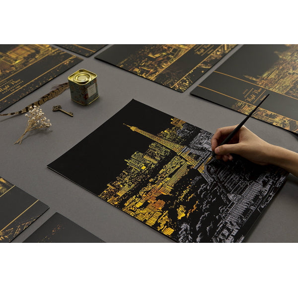 スクラッチナイトビュー Lago(ラゴデザイン) パリ(横) フェリッティ NV