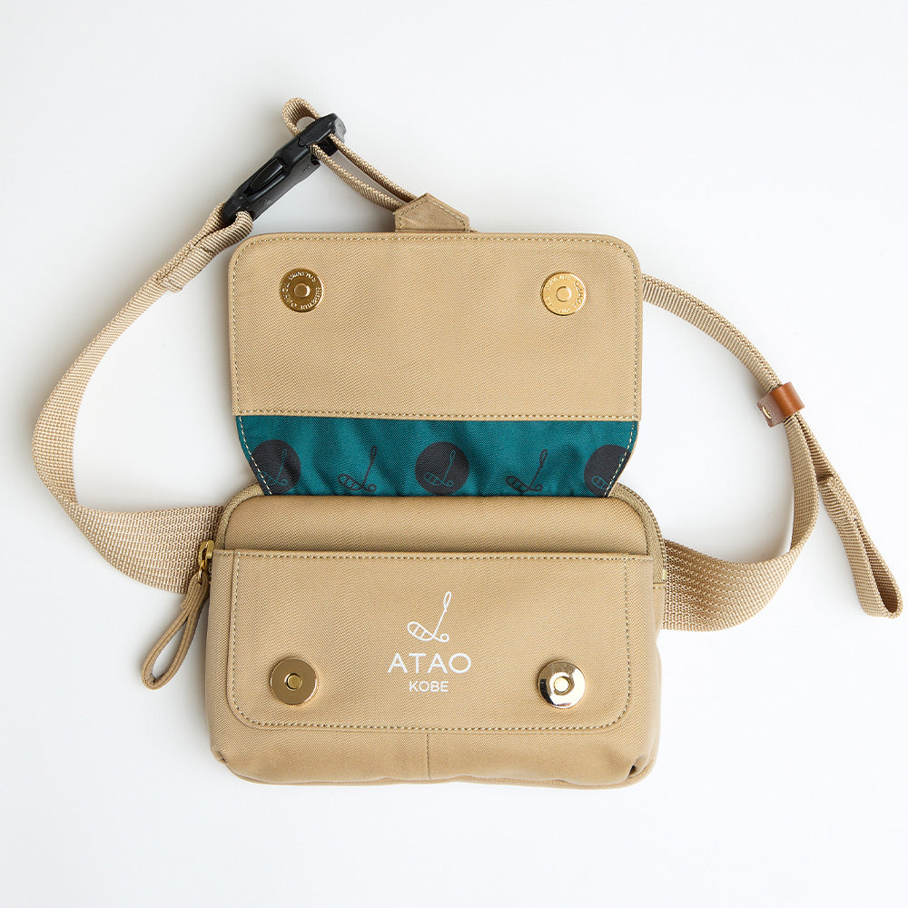 ラウンドウエストポーチ（トレンチライン）/ATAOゴルフ – ATAO LAND+(