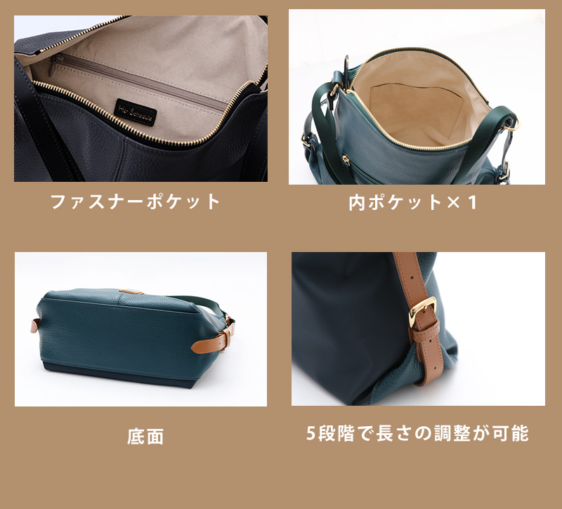 HerSchedule】イタリア製撥水レザー＆撥水ナイロンの軽量リュック0秒で