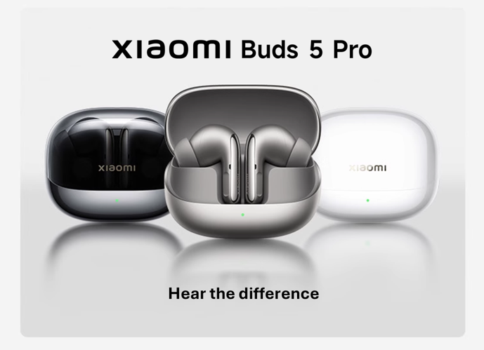 即日発送】Xiaomi Buds 5 Pro Wi-Fi版｜有線級高音質 Xiaomi Buds 5