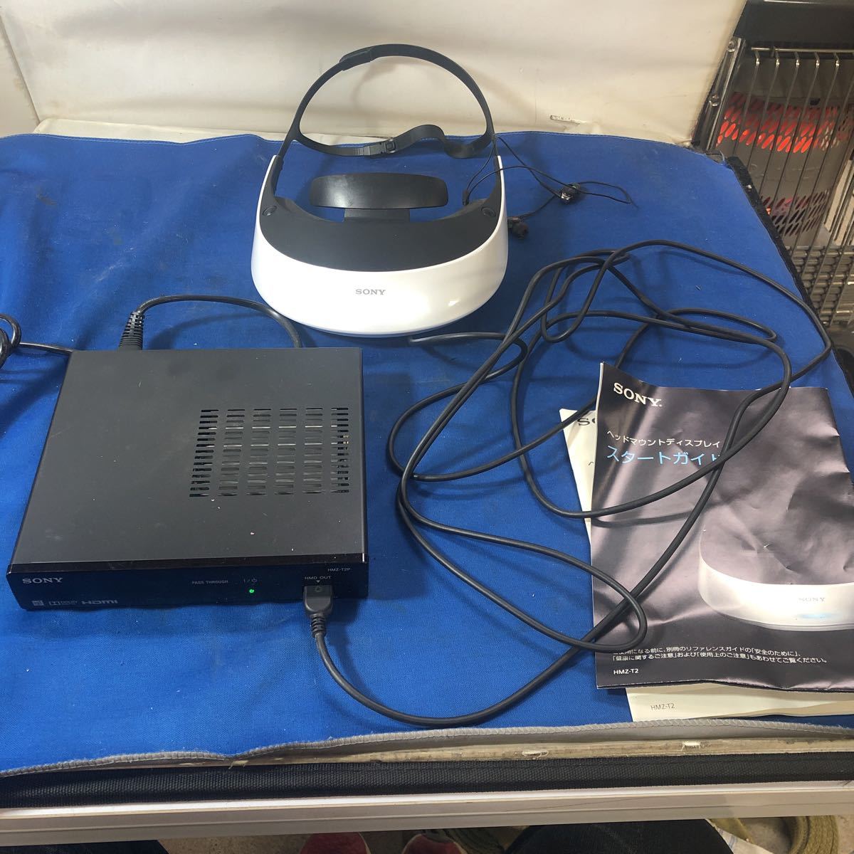 1円 SONY HMZ-T2 (3D対応ヘッドマウントディスプレイ) ◇難あり◇ SONY◇