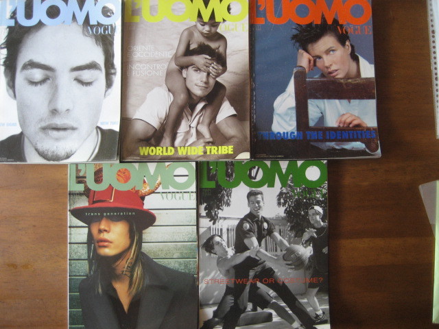 洋雑誌 L'UOMO VOGUE (ルオモ・ヴォーグ) イタリア版 GENNAIO～MAGGIO