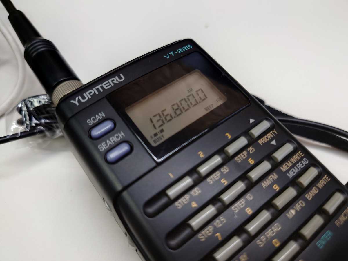 YUPITERU ユピテルVT225 エアバンド受信機 YUPITERU ユピテル VT-225