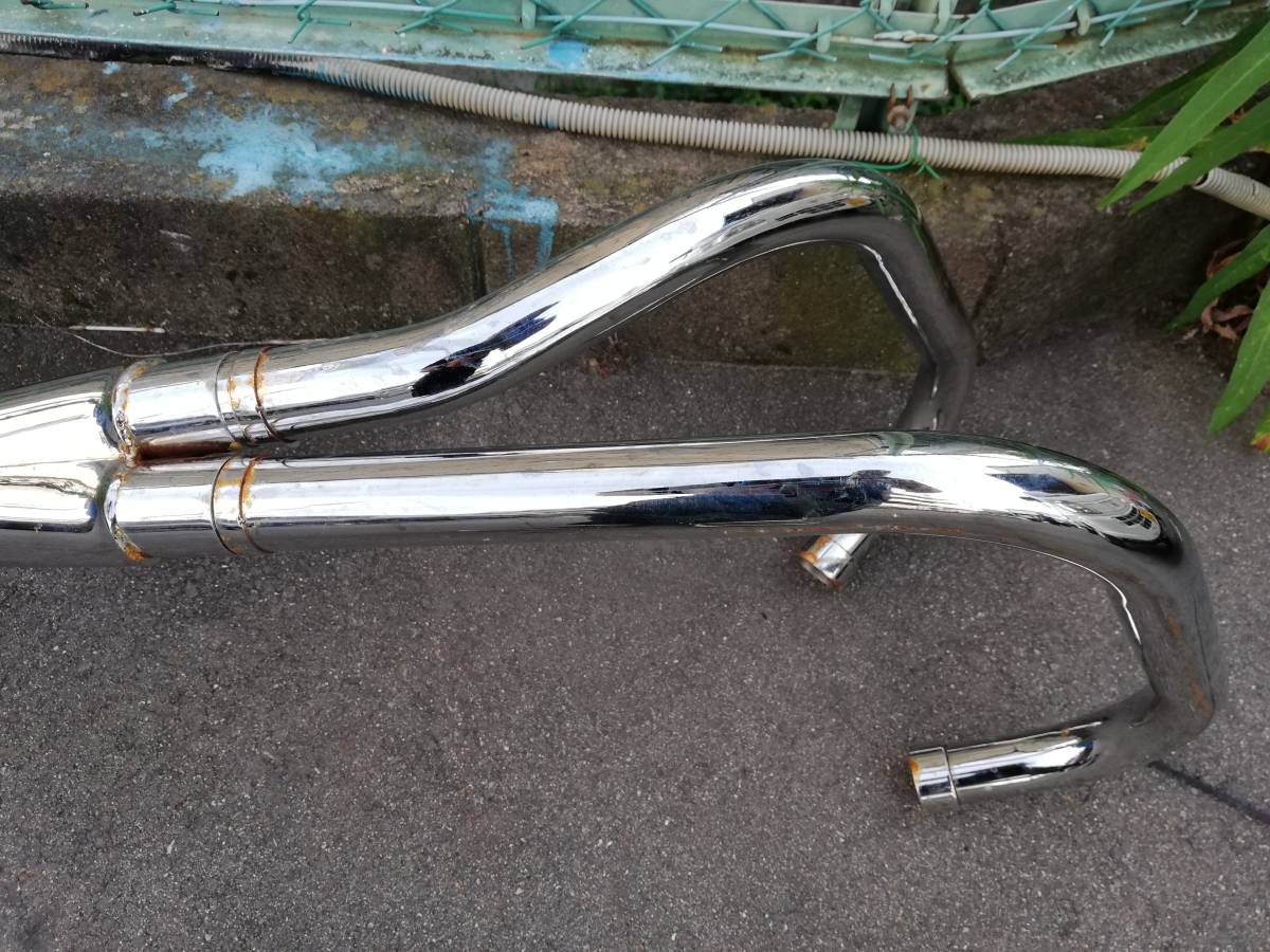 GS400⁄GS400E ヨシムラタイプメッキマフラー送料込み - メルカリ