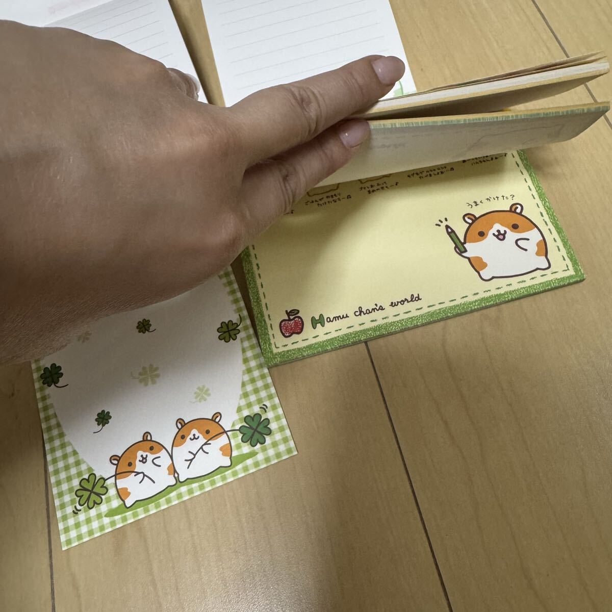 平成 レトロ メモ メモ帳 ハムスター キャラ ハムちゃんワールド