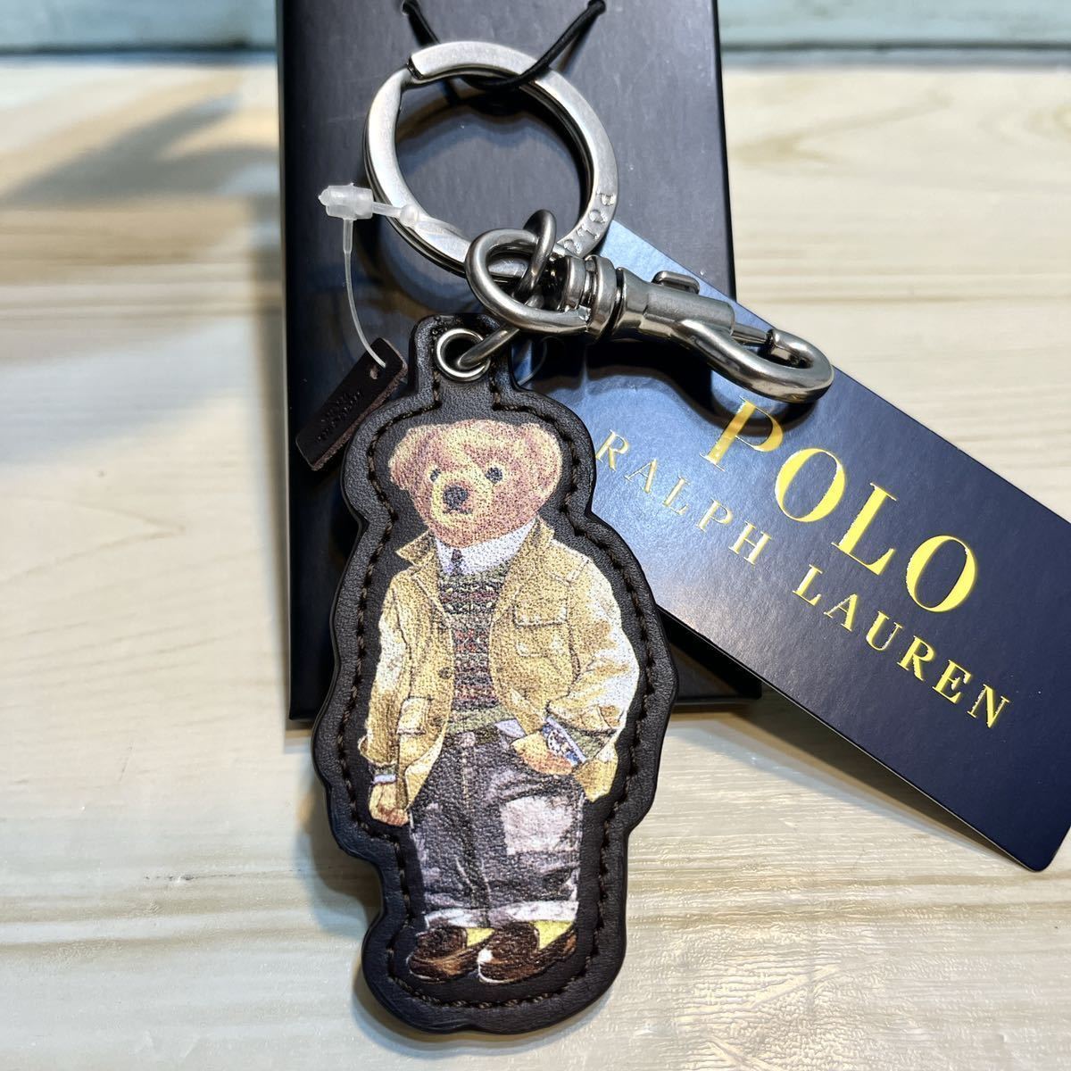 激かわ ポロ ラルフローレン バッグ チャーム 新品 ポロベアー
