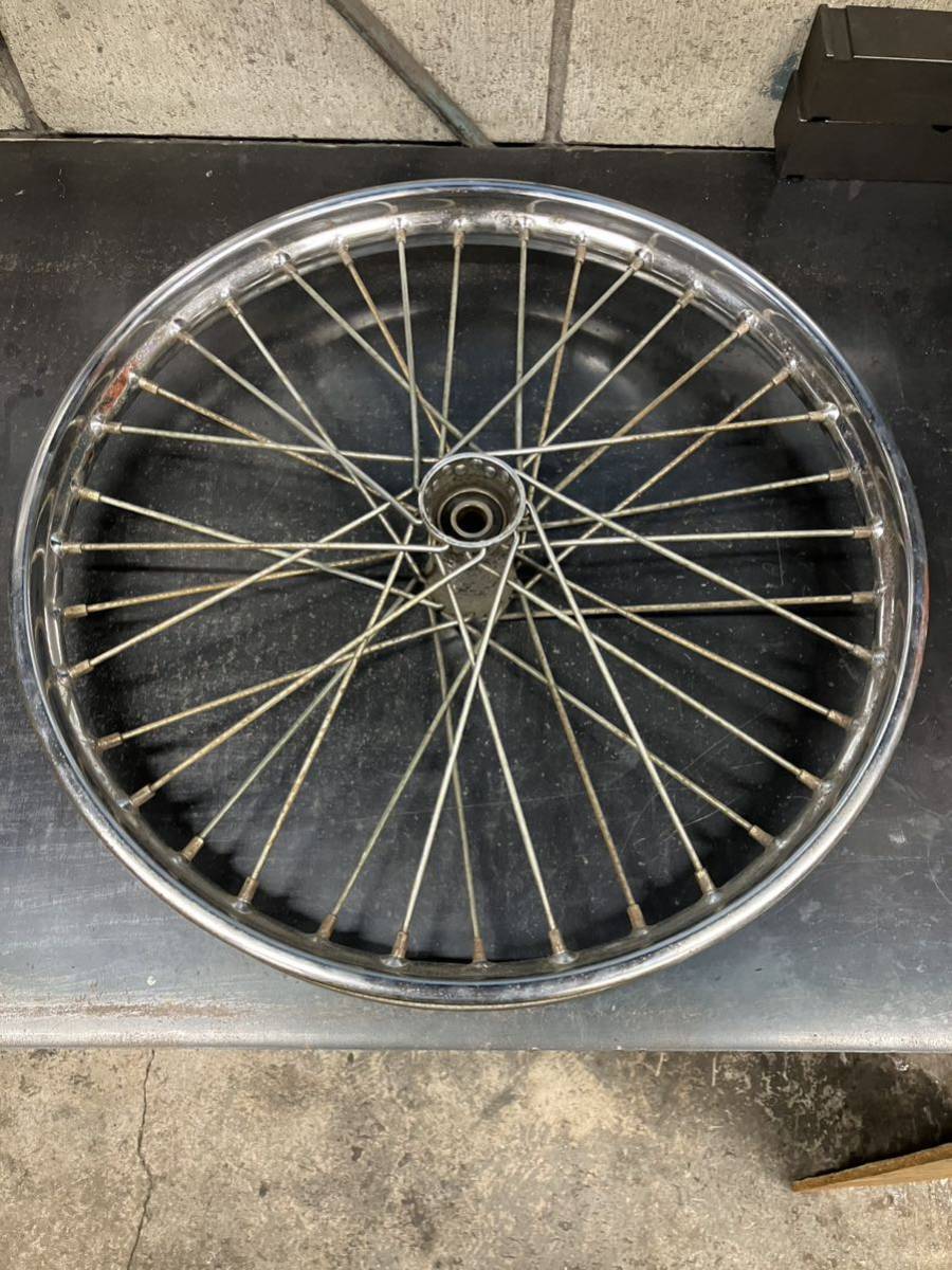 ビンテージ スプールハブ ホイール チョッパー パンヘッド ナックル