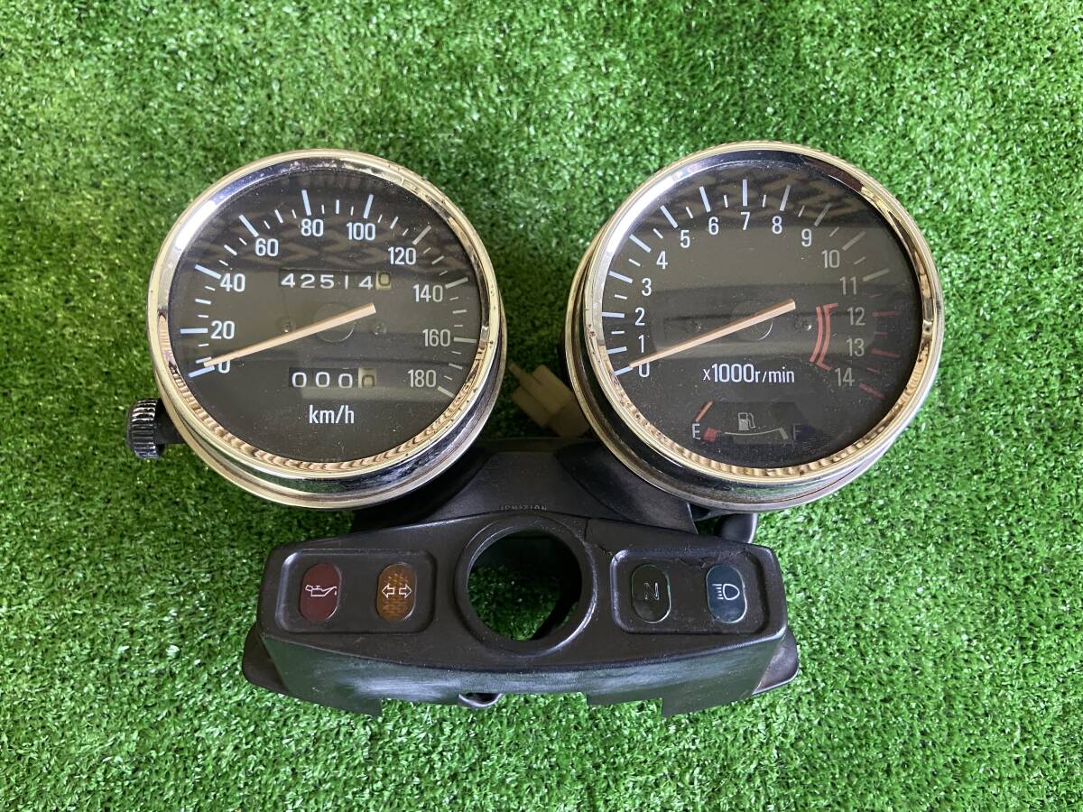 ゼファー400 純正 スピードメーター タコメーター インジケーター