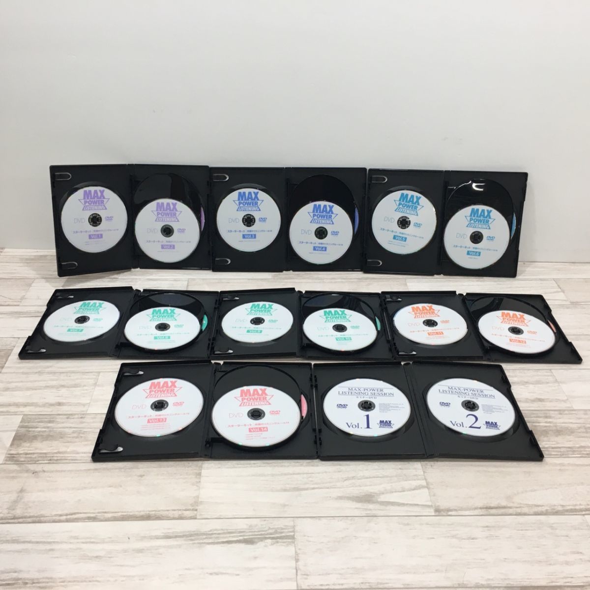 英会話教材 MAXPOWER LISTENING マックスパワーリスニング CD DVD 冊子