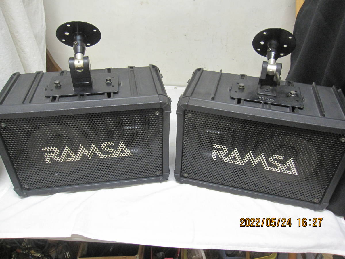 DECO◇RAMSA／スピーカー／2台セット／WS-A80／ブラック RAMSA 2ウェイ