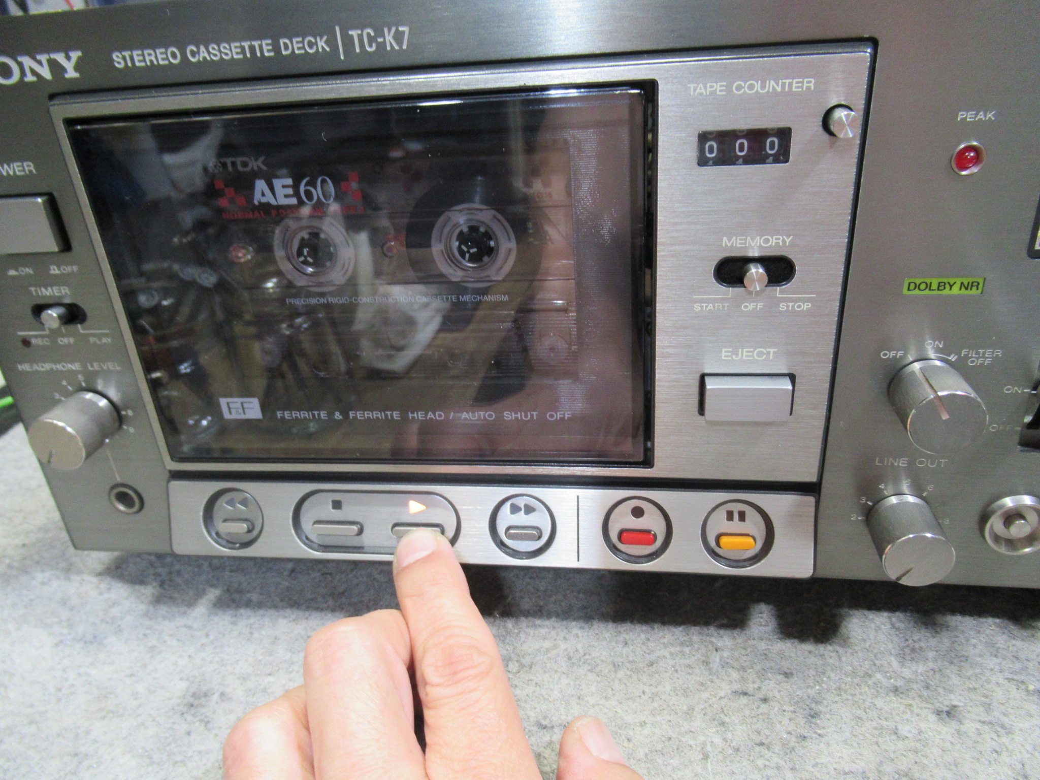 SONY TC-K7B – Audiolife － Enjoy your audio life!!