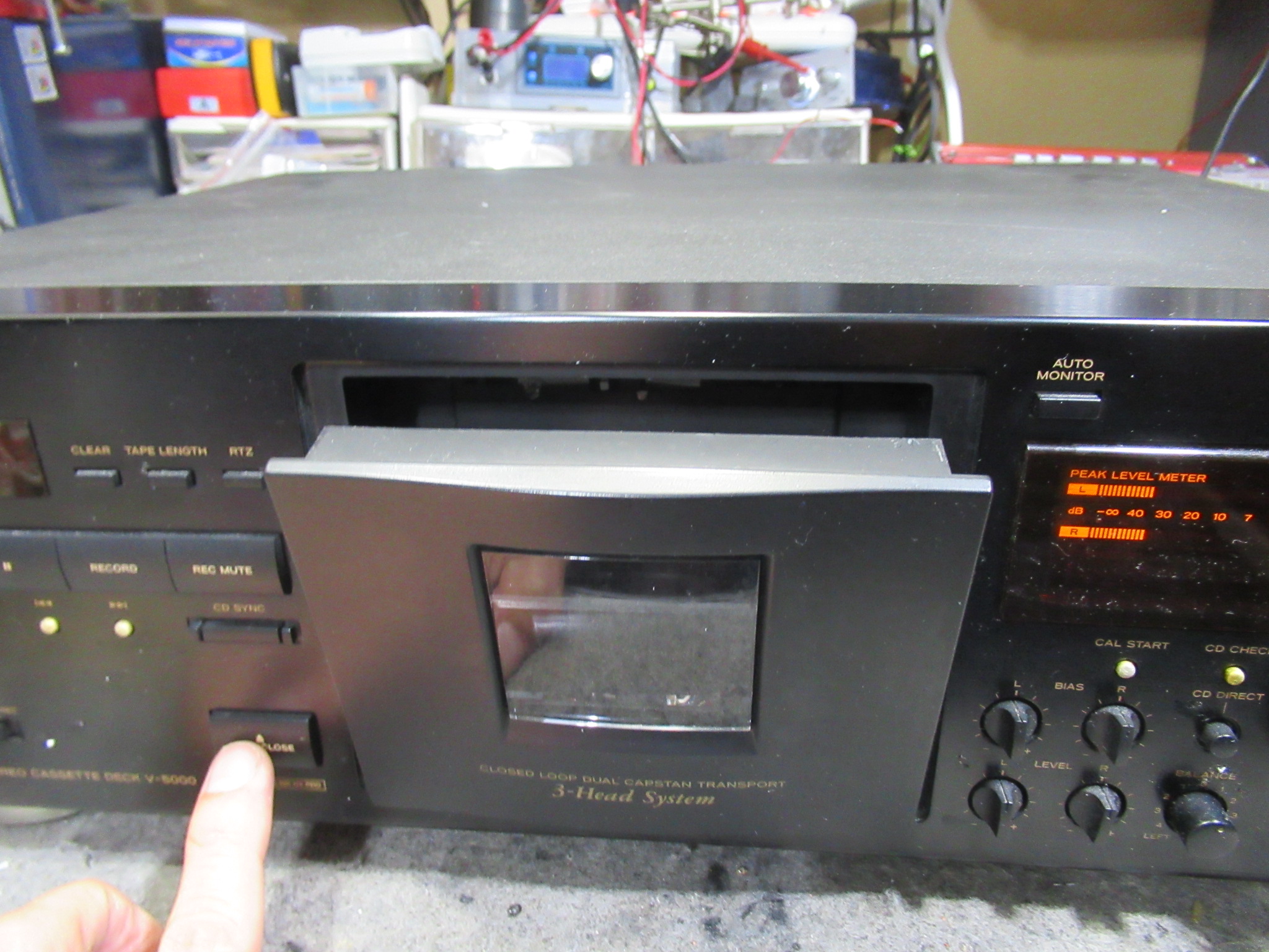 TEAC V-5000 ケーブルの挟み込みによるショート – Audiolife － Enjoy