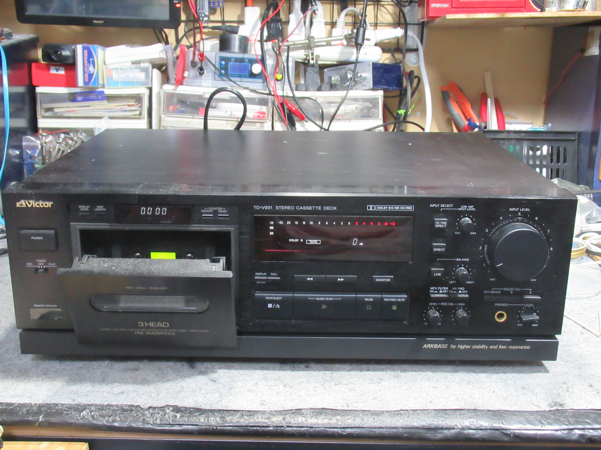 VICTOR TD-V931 激レアVictor TD-V931ステレオカセットデッキ リモコン