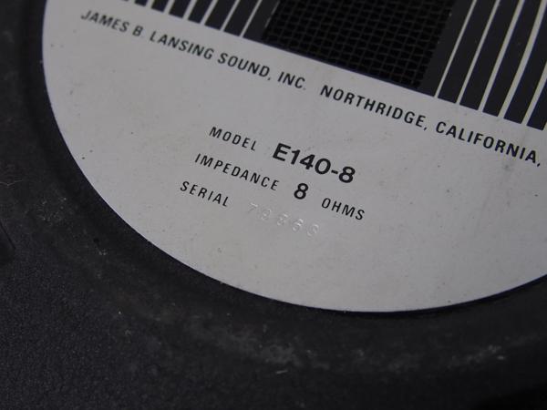 高額買取実施中!!】JBL 38cm ウーファー ユニット E140 ペア ジェー