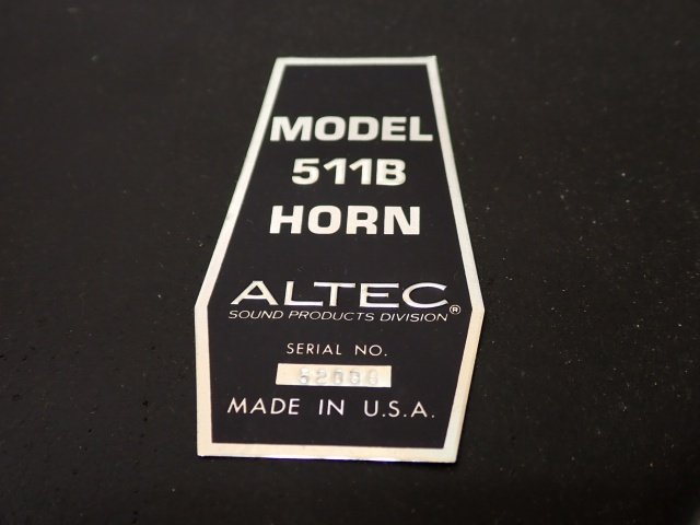 高額買取実施中!!】ALTEC ドライバーユニット 802-8D 8Ω + セクトラル