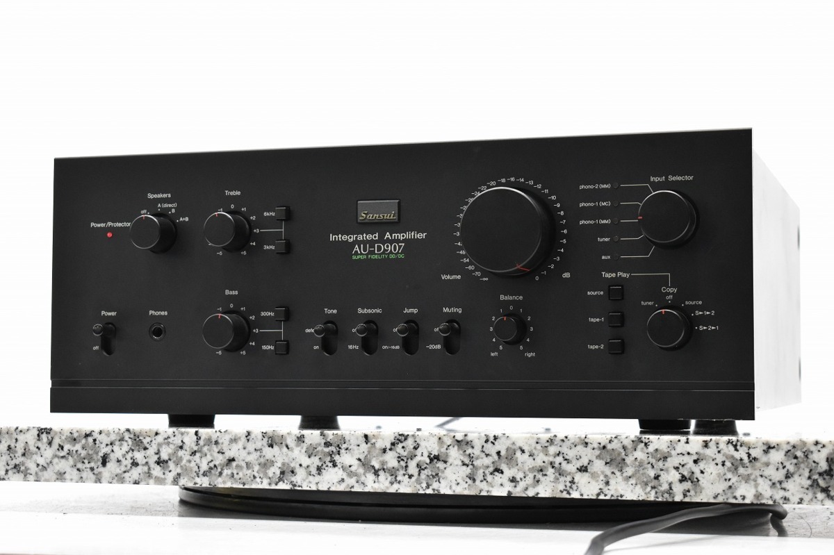 SANSUI サンスイ プリメインアンプ AU-D907 買取情報 | オーディオの