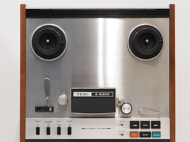 TEAC A-6300 オープンリールデッキ 60Hz仕様 10号リールテープ2本付