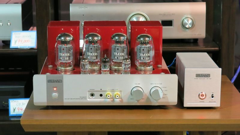 TRIODEのフォノイコライザー TRX-EQ7を展示しました | オーディオサミット