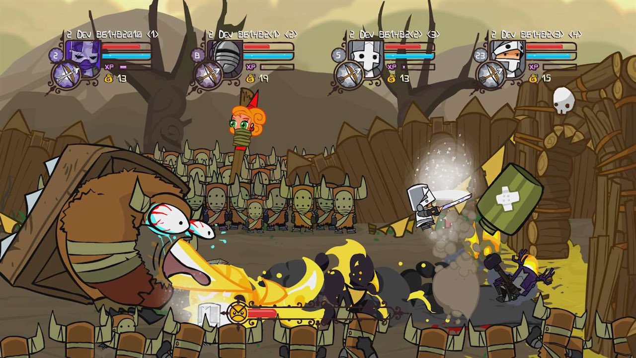 協力プレイも楽しいベルトスクロールACT『Castle Crashers』リマスター