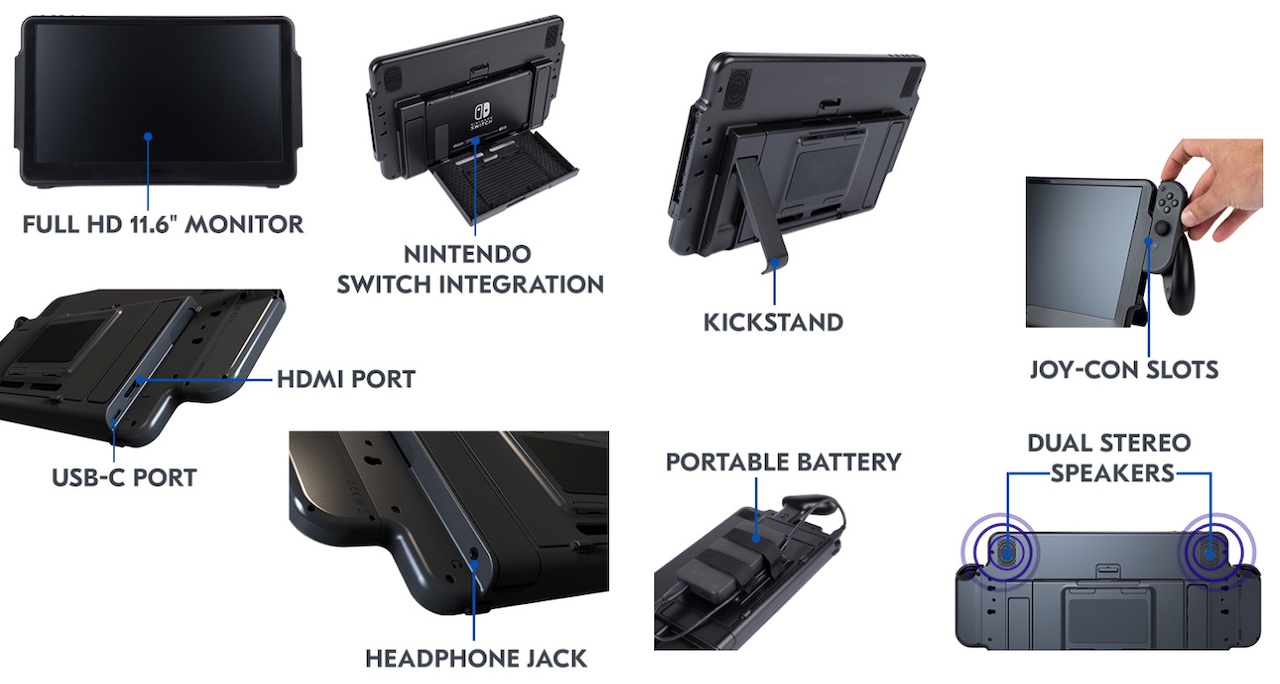 Nintendo Switchを大画面で“携帯モードプレイ”できる「ORION」2月22日