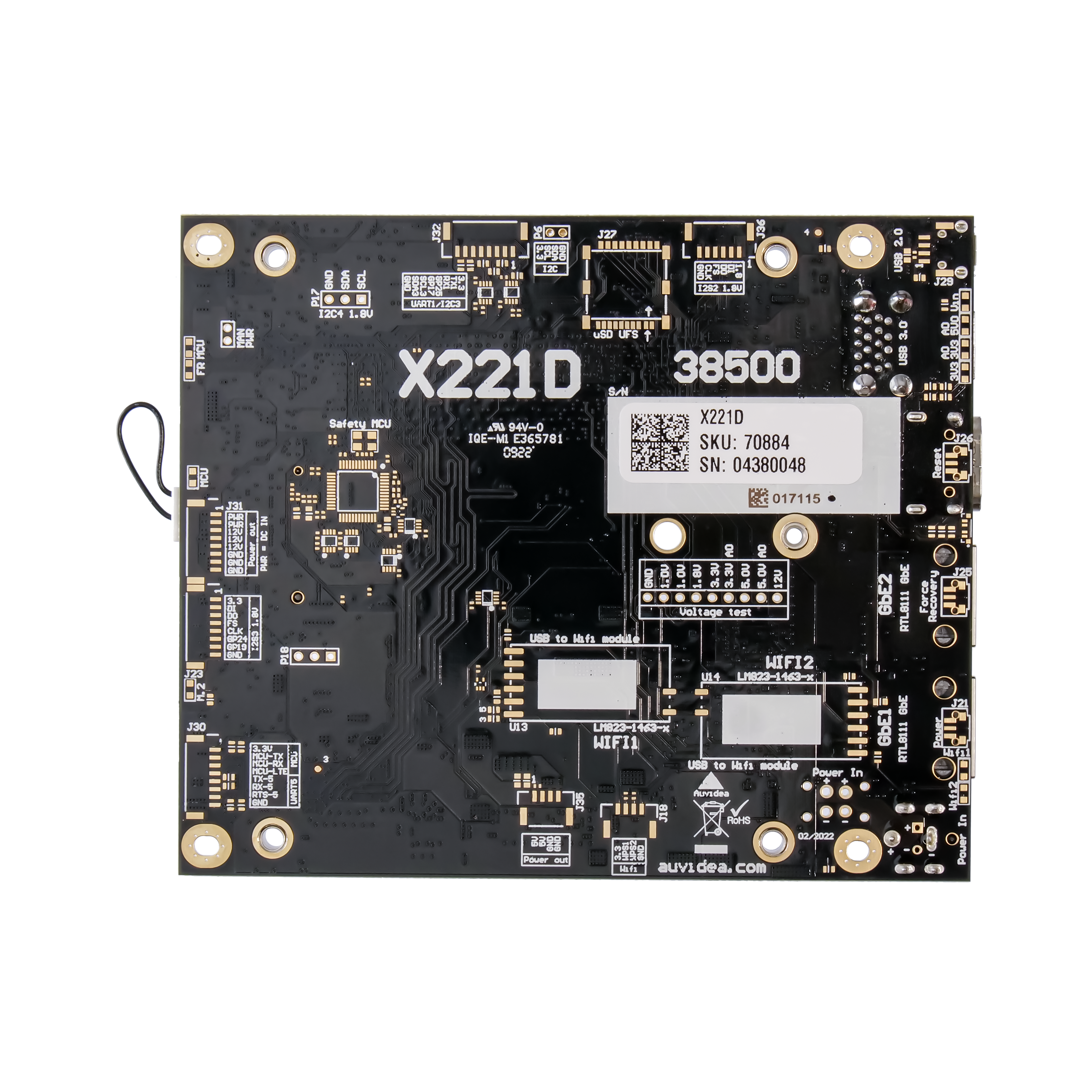 X221D carrier board for NVIDIA AGX Xavier – Auvidea