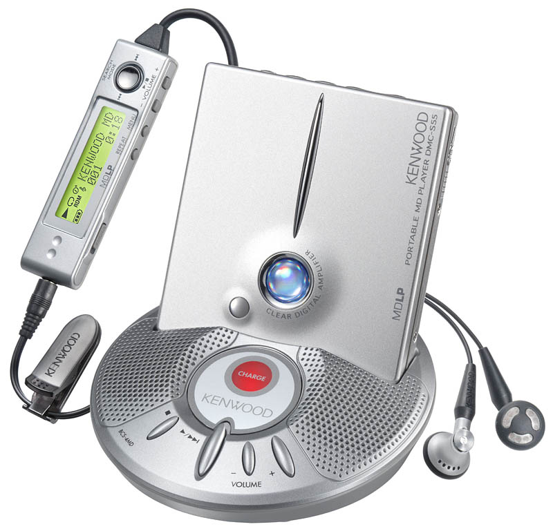 ケンウッド、「クリアデジタルアンプ」搭載のMDプレーヤー