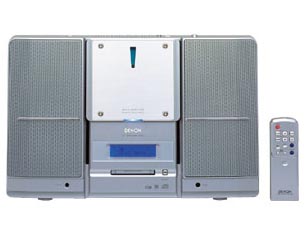 デノン、着せ替え用サランネット付属のMDコンポ