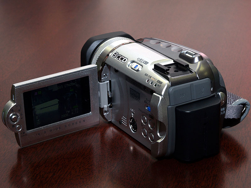 超美品 Victor Everio HDD ビデオカメラ 40倍ズーム ビデオカメラ