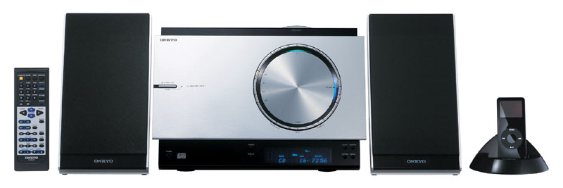 オンキヨー、iPod用ドック付属のオーディオシステム