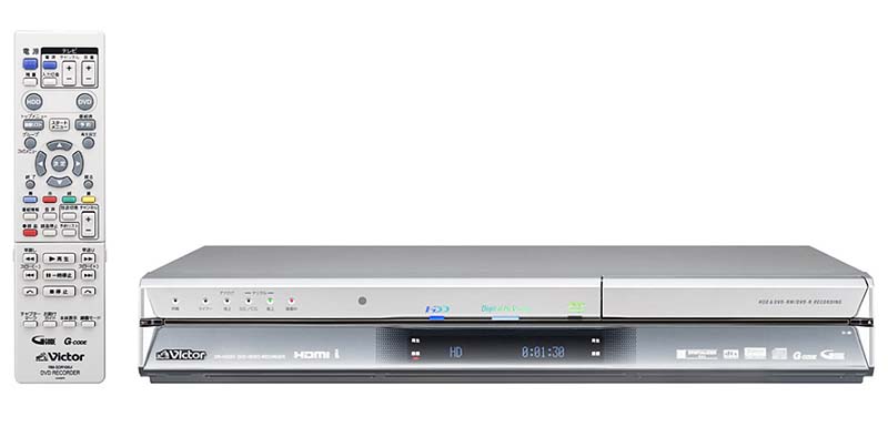 ビクター、デジタルチューナ搭載のHDD/DVDレコーダ