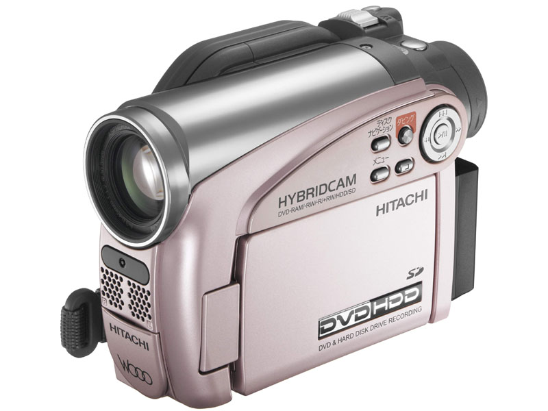 日立、ダビング機能を強化したDVD/HDDカメラ「Wooo」