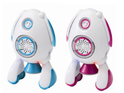 セガトイズ、音楽に合わせて踊る卵型スピーカーロボット