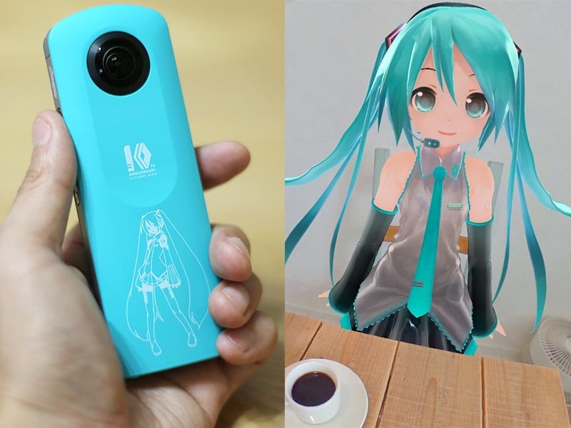 ミニレビュー】初音ミクとVRデートも!? 一緒に360度写真が撮れる