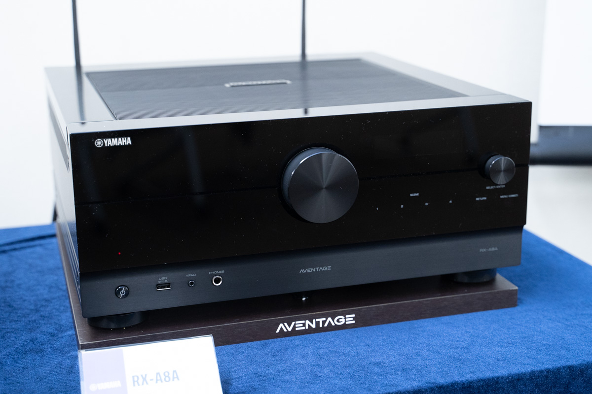 ヤマハ、デザイン&音質一新のAVアンプ「AVENTAGE」。11chのA8Aなど3機
