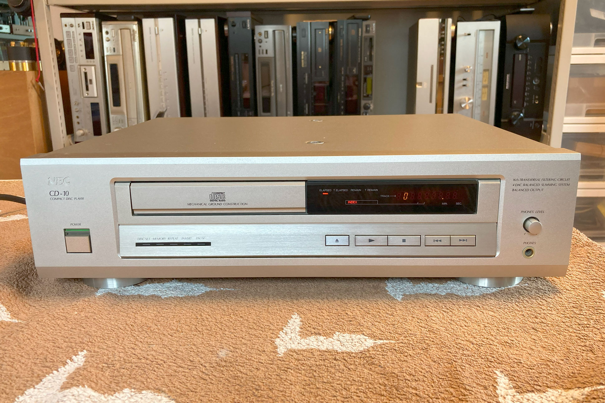 レビュー】NEC最後のCDプレーヤー「CD-10」をメンテ！鮮烈で強烈な