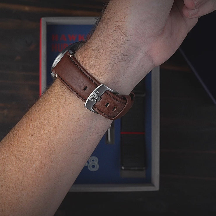 Metropolis Black | Hawker Hurricane Mckellar Dual Time – AVI-8