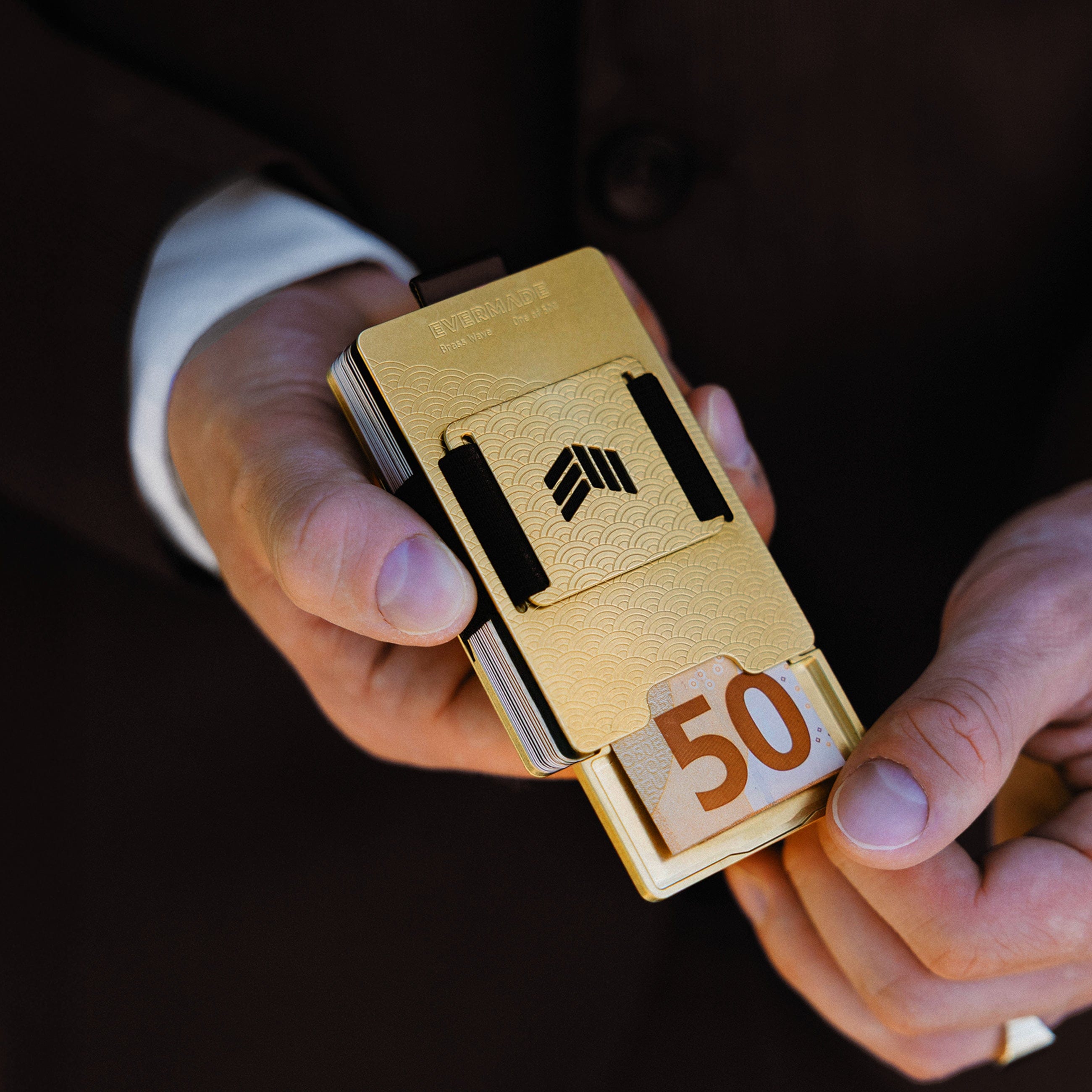 EVERMADE Brass Wave Limited Edition - AVIATOR by EVERMADE WALLETS