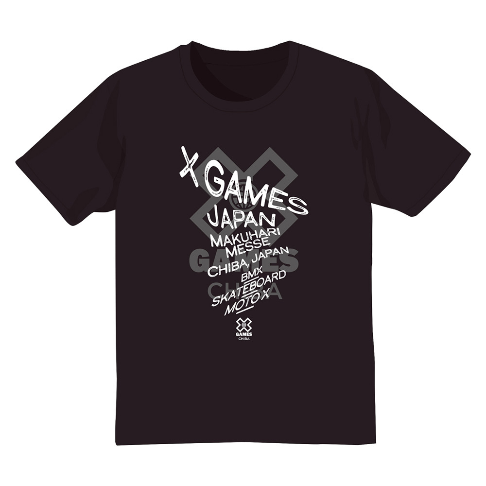X GAMES 2024 TシャツC 黒 | X Games 2024 | X Games Japan Shop