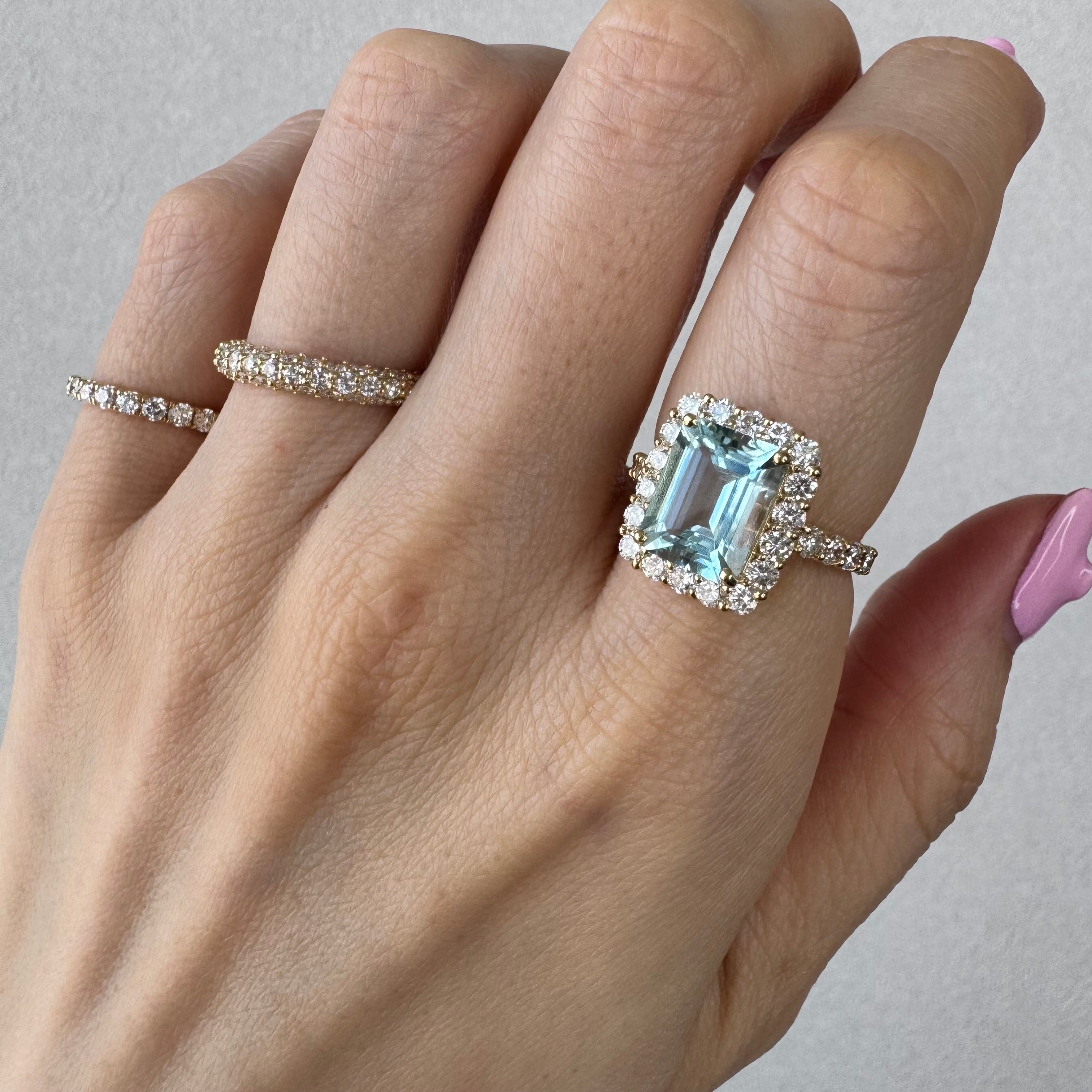 湖のドレス］リング アクアマリン – AYAKO SAKURAI（櫻井 彩子）公式サイト