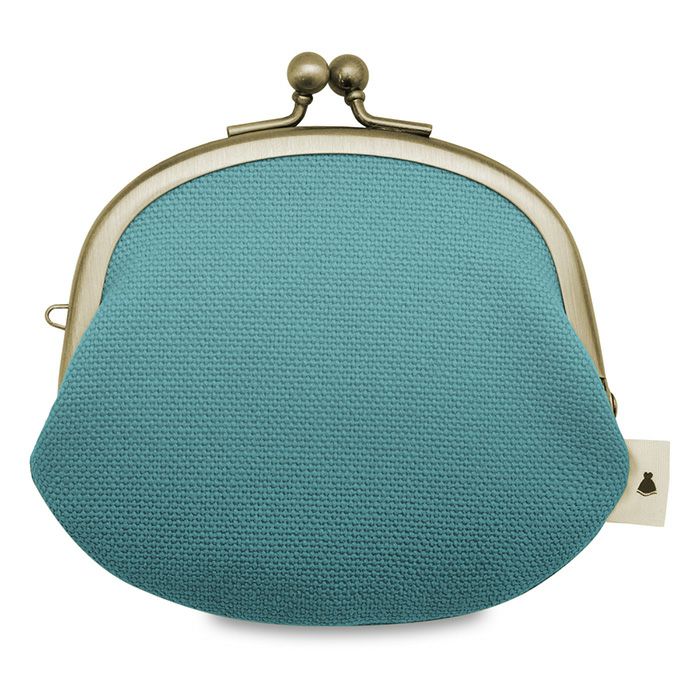 在庫商品】3.3寸がま口財布【帆布・綿布（アソート）】 [M便 1/5