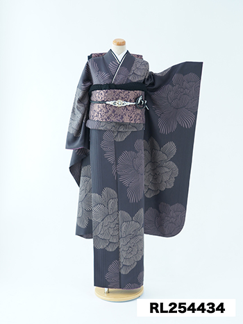 振袖】黒/紫・ﾊﾞﾗ | 二十歳振袖館Az