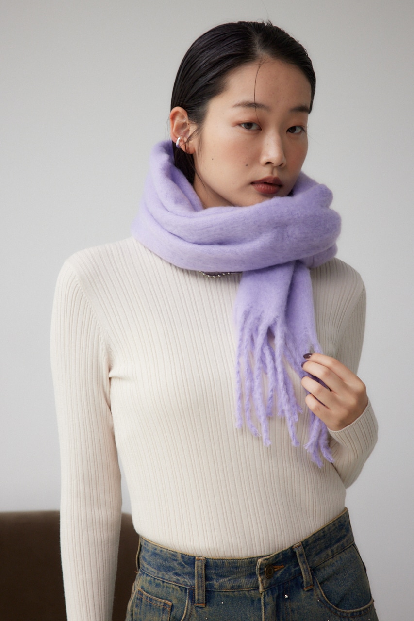 ナローフラッフィーストール｜WOMEN｜250HAB56-244K｜AZUL BY MOUSSY