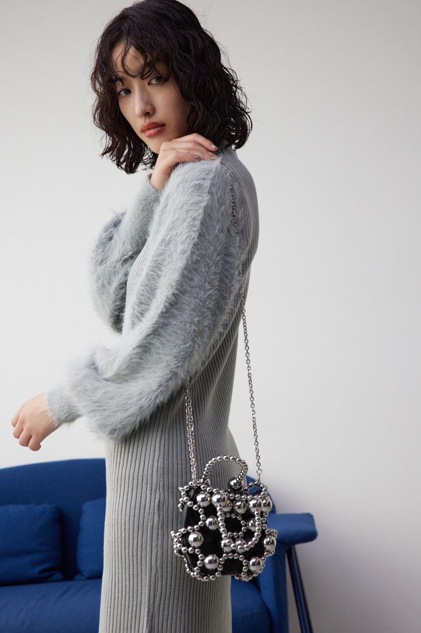 メタルボールチェーンミニショルダーバッグ｜WOMEN｜250HAT55-501K